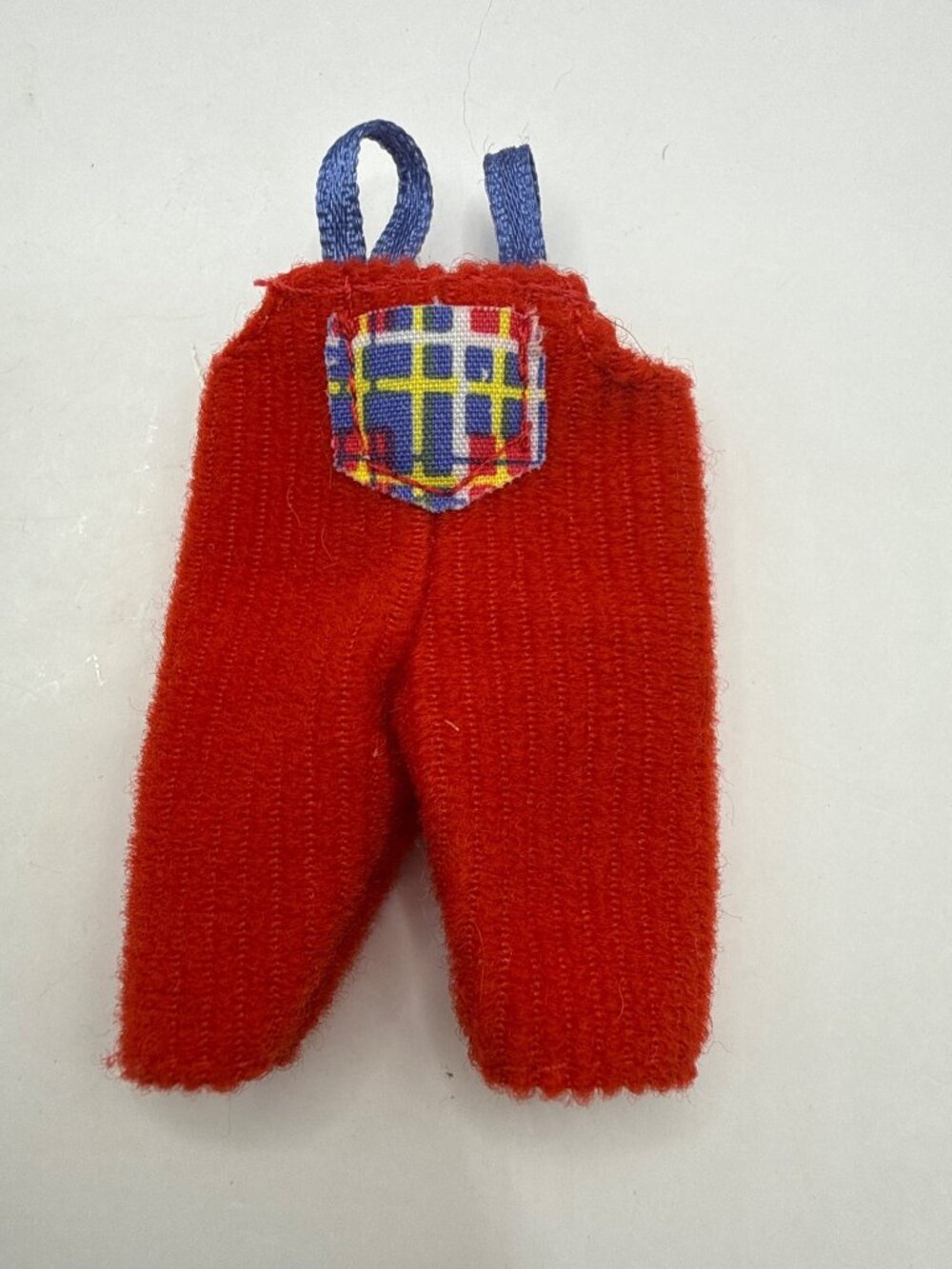 Vtg 1994 Mattel Barbie Kelly Doll Red Corduroy Overalls Giggles n Swing Outfit